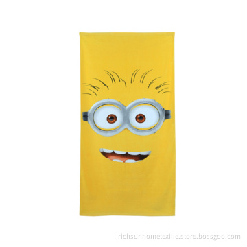 Minions beach towel